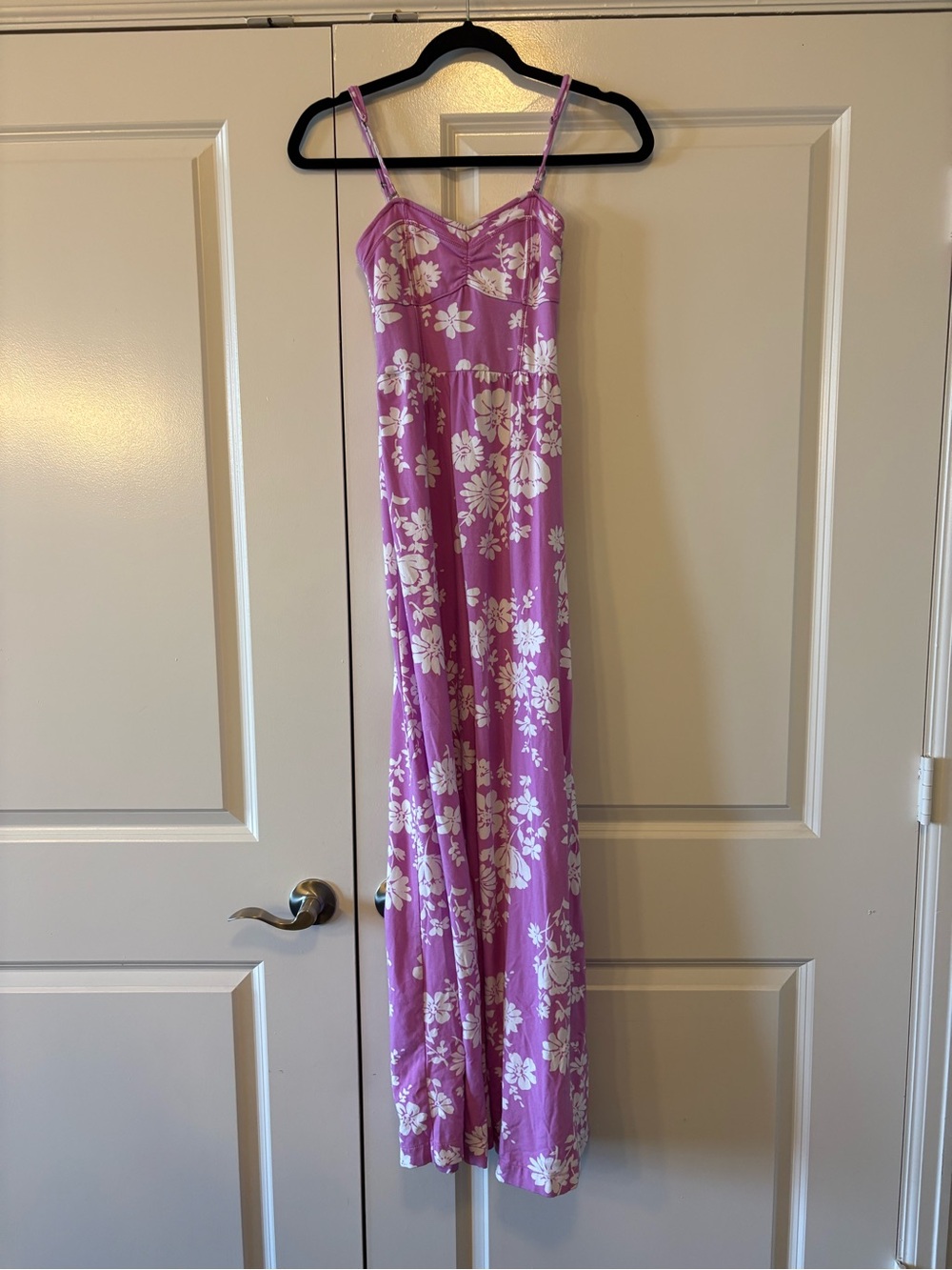Aeropostale Lavender Floral Slip Maxi Dress